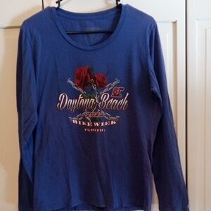 Blue Long Sleeve Tee